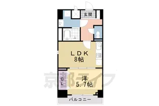 ココ クレメント 2【7階】の間取り