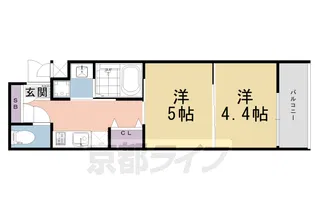 MJC京都梅小路【1階】の間取り