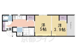 MJC京都梅小路【4階】の間取り