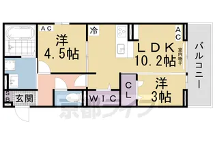 BRANSIA瀬田【2階】の間取り