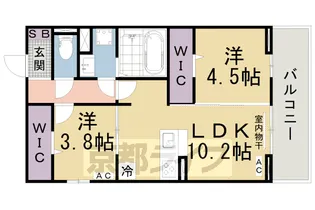 BRANSIA瀬田【3階】の間取り