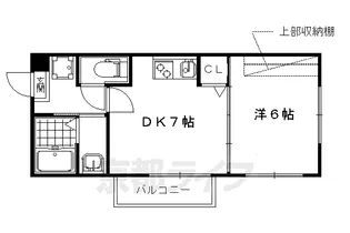 フォルトゥーナ中堂寺【301号室】の間取り