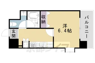 ベラジオ烏丸三条【10階】の間取り