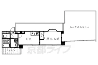 ベラジオ京都清水【412号室】の間取り