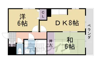 ソルレヴェンテ奥村【202号室】の間取り