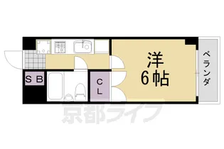 タウンコーポくつかけ【202号室】の間取り