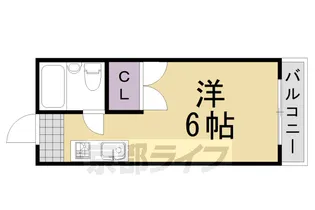 New Sharp【303号室】の間取り