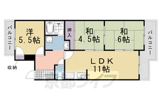 パークテラス浅原【105号室】の間取り