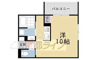 1Kの間取り画像