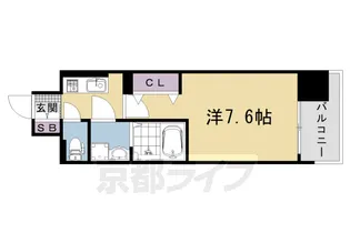 ソルテラス京都西院 STATION SIDE【2階】の間取り