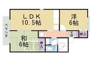 プチ・ウエスト【101号室】の間取り