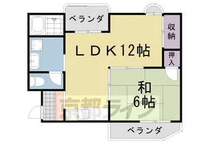 プリシエール河合【302号室】の間取り