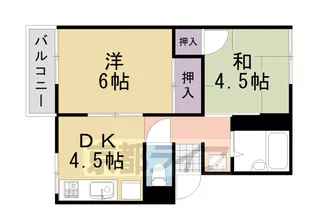 プレジール桂【103号室】の間取り