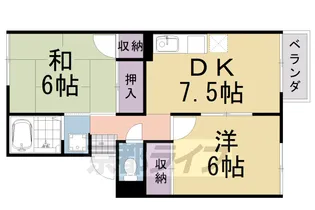 マリートモーリエ【102号室】の間取り