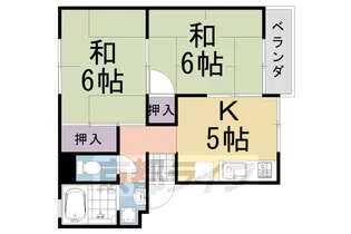 マンション角屋【302号室】の間取り