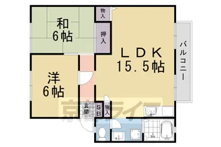 ミネアポリス【A号室】の間取り