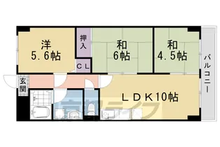メゾン・ド・リッツ【2階】の間取り