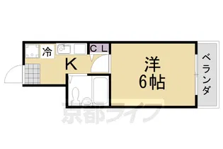 メゾン・ド・シプレ【1階】の間取り