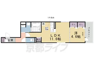 コートセブンエイト【2階】の間取り