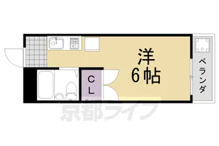 京都府京都市西京区上桂大野町【マンション】の間取り