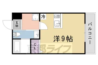 京都府京都市北区紫竹下芝本町【マンション】の間取り