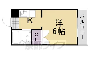 サン嵐山【205号室】の間取り