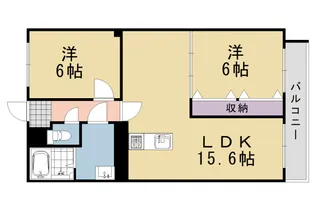 ロイヤルコートワダ【307号室】の間取り