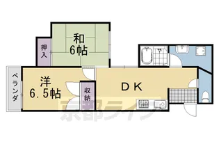京都府京都市西京区桂徳大寺町【マンション】の間取り