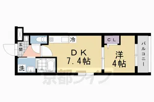 仮)CUORE城陽【307号室】の間取り