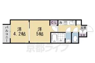 2Kの間取り画像