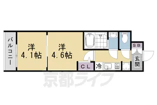 2Kの間取り画像