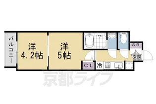 2Kの間取り画像