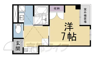 京都府京都市南区東九条中御霊町【マンション】の間取り