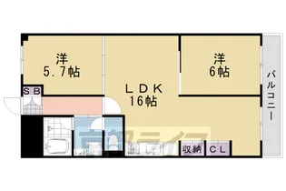 今井マンション【202号室】の間取り