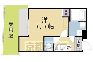 京都府京都市上京区晴明町【マンション】の間取り