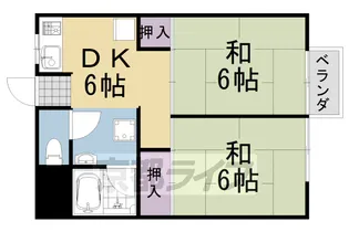 清水セカンドハイツ【203号室】の間取り