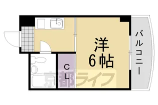 京都府京都市西京区大枝塚原町【マンション】の間取り