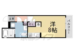 TURIET【504号室】の間取り