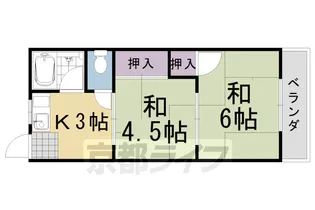 京都府京都市西京区山田北山田町【アパート】の間取り