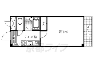 1Kの間取り画像