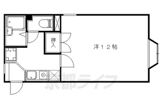京都府京都市山科区椥辻草海道町【マンション】の間取り