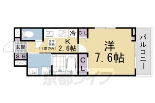 ハーモニーハウス【1階】の間取り