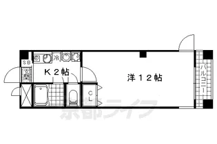 パークハイツテントク【201号室】の間取り