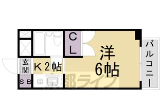 OTOWAマンション【401号室】の間取り