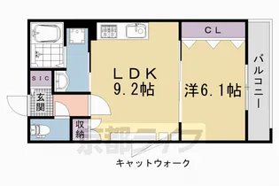 FORCE西院【1階】の間取り