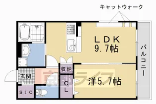 FORCE西院【3階】の間取り