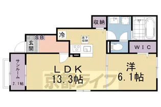 プリムローズ K【1階】の間取り