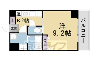 大阪府枚方市岡本町【マンション】の間取り