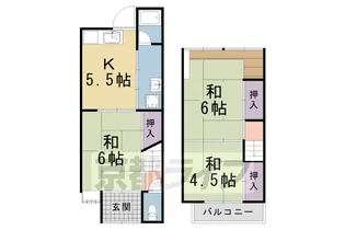 京都府京都市西京区松尾鈴川町【一戸建】の間取り