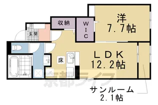 エル・ソラーレⅡ【103号室】の間取り